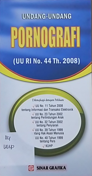 Undang - Undang Pornografi